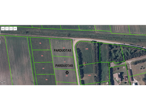  Parduodami 14,5 a sklypai Grabupių k. Klevų g