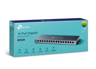 Greitai ir patikimai su 16-portų gigabit komutatoriumi