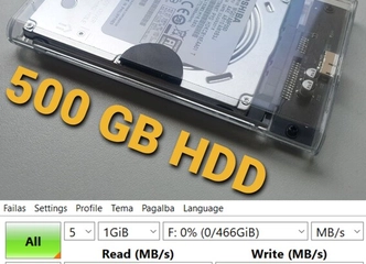 1TB ir 500GB kietieji diskai Klaipėdoje