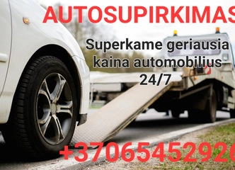 Supirkime Jūsų automobilį Šilutėje – Grynais Pinigais!