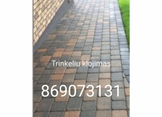 Trinkelių klojimas – greitai, kokybiškai, su baldiuriais!